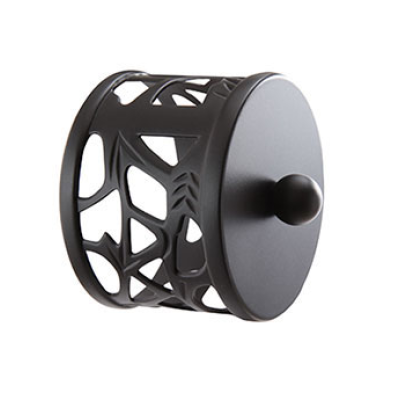 Black Filagree Metal Stair End Cap 54mm Round Handrail Mopst...